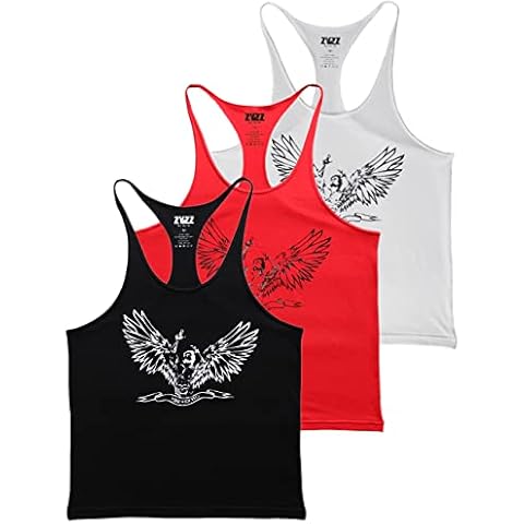 Camiseta sin Mangas Tirantes Deporte Casual Algodón Cuello Redondo palglg ZYZZ01 Cover