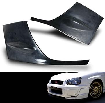 For 2004 2005 Subaru Impreza WRX PU Front Body Bumper Add-on Caps Kit