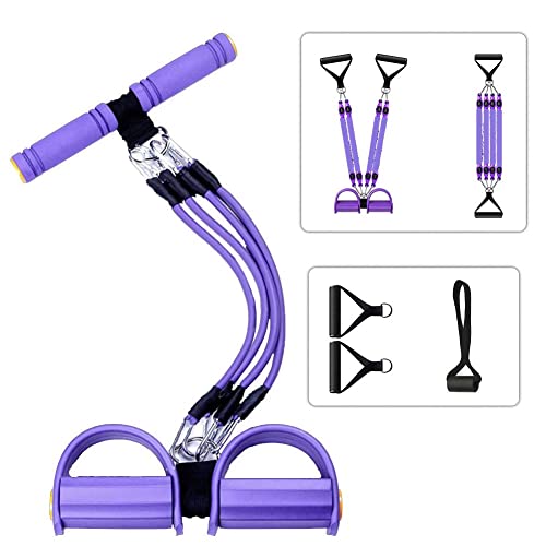 Body Bauchtrainer, Bauchmuskeltrainer Heimübung Widerstandsband Multifunktion Fußpedal-Trainingsgerät für Taillenarm Bein Bein Stretching Schlankheitstraining Cover