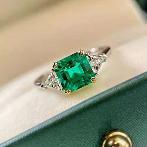 Bague émeraude mariage argent 925, le cadeau idéal pour marquer les esprits - 3