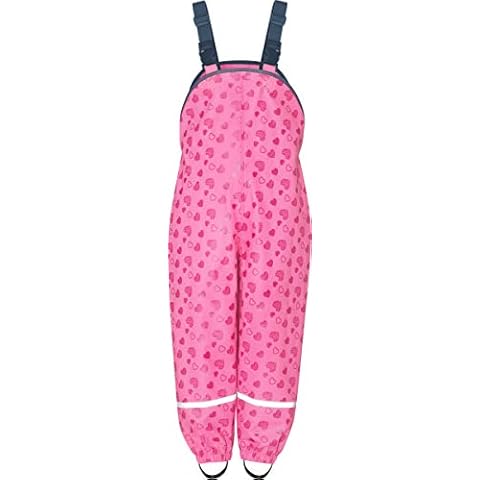 Playshoes Mädchen Regenlatzhose mit Herzchen 405429, 18 - Pink, 116 Cover