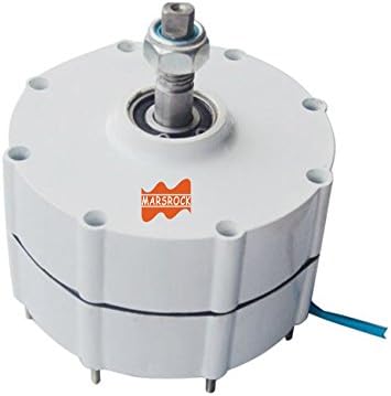 MarsRock 500W 900r/m 12/24/48V Permanent Magnet Generator AC Alternator for Vertical Wind Turbine Generator (48V)