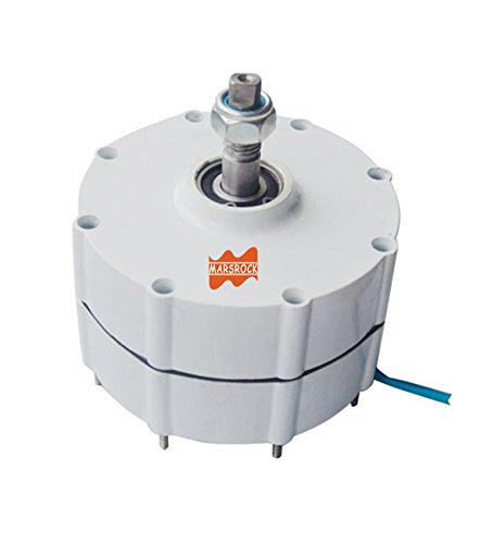Marsrock 500W 900R/M 12/24/48V Permanent Magnet Generator Ac Alternator For Vertical Wind Turbine Generator (48V) #TOP2