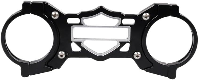 Universal Fit Front Fork Balance Shock Bracket Absorber Brace Suspension Steering Holder Compatible with Sportster XL Iron 883 1200 Motorcycle Models(B)