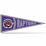 Rico Industries NBA Basketball Toronto Raptors Retro 12" x 30" Felt Wall Décor Pennant - Great for Home/Bed Room/Man Cave Décor