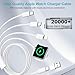 4 in 2 Multi Charging Cable for Apple Watch Charger Cable, Wireless iPhone iWatch Charger USB C iWatch Charge Fast Charging with USB C/Lightning/Micro Cord for Apple Watch Ultra/SE/9/8,iPhone 15/14