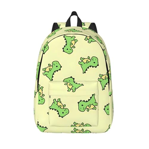 T. Rex Canvas Backpacks Laptop Backpack Multipurpose Double Shoulder Bag for Men Women Gifts Medium