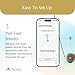 ResQ Jewelry, Maitri Smart Bluetooth Safety Bracelet, Discreet Wearable Safety Device - GPS Location Tracking, Audio Recording, One Touch Activation (Rose Gold)