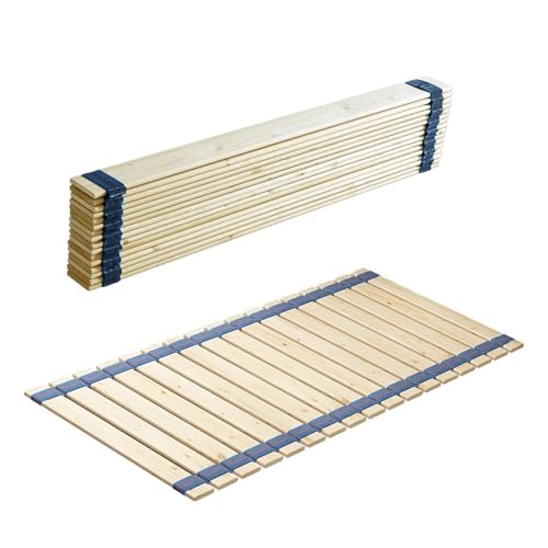 LVLDAWA Rollrost Rolllattenrost Schlafmatte, Hochbelastbares Horizontales...