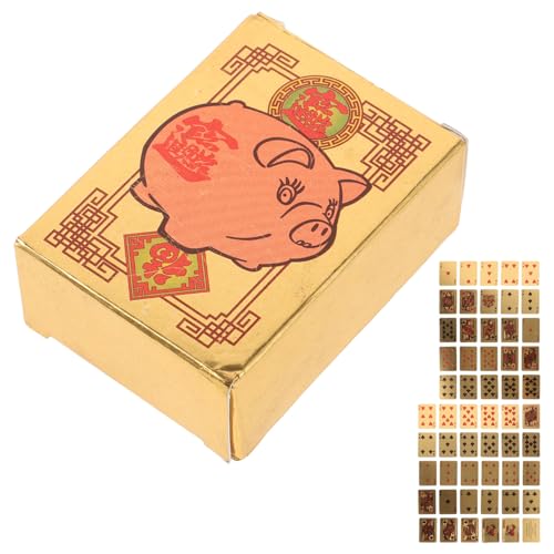 Kleiner Pokerkarten Satz aus Leichtem Material Kleine Bruchfeste Spielkarten für Handliche Minikarten für Reisespiele und Partys