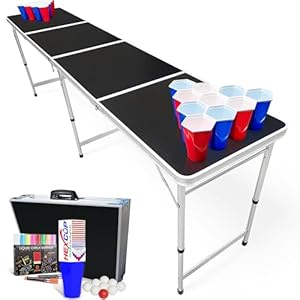 8 foot regulation length folding table woptional cup holes led lights custom graphic choose your model  urban country home decor