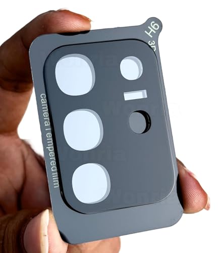 Image of Pack 1- Back Camera Glass Protector for Vivo Y31 Pro 5G [3D Premium] Camera Lens Protector (Black)