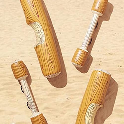 ZJJX Opblaasbaar drijvend roeispeelgoed, waterentertainmentspeelgoed, opblaasbare zwemvin met stoelstok, zwemspeelgoed… - Image 6