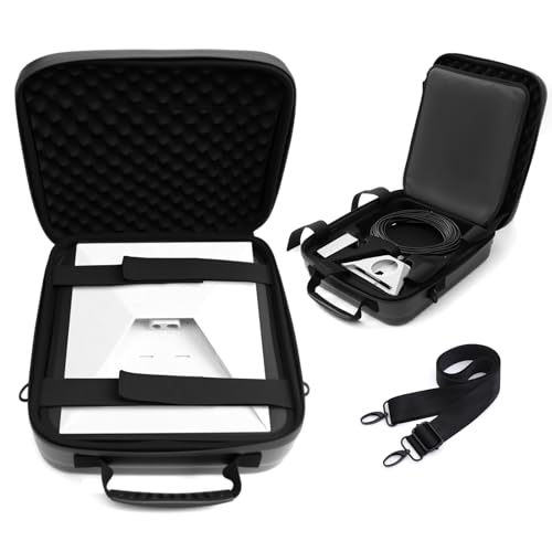 Ultra-Light Waterproof Case for Starlink Mini – Shockproof EVA Hard Travel Carrying Bag with Shoulder Strap & Handle | Durable Protective Cover Compatible with Starlink Mini Satellite TV Accessories