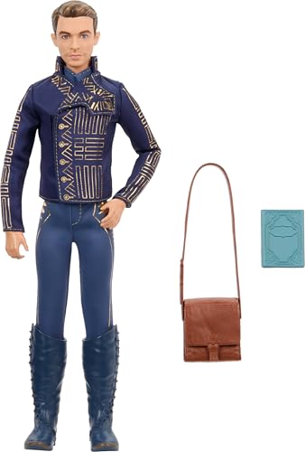 Mattel Wicked Fiyero Universal-Puppe mit Posabilität, abnehmbare Schuluniform, Stiefel, Schulranzen und Zubehör für Schulbücher – Ansicht 6