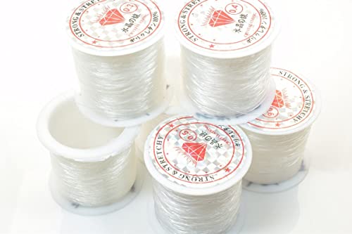 Crystal Clear Fishing Line Ultra-Strong Invisible String for Hanging Balloons Crafts and Jewelry Bead Sizes from 0.25mm to 0.80mm