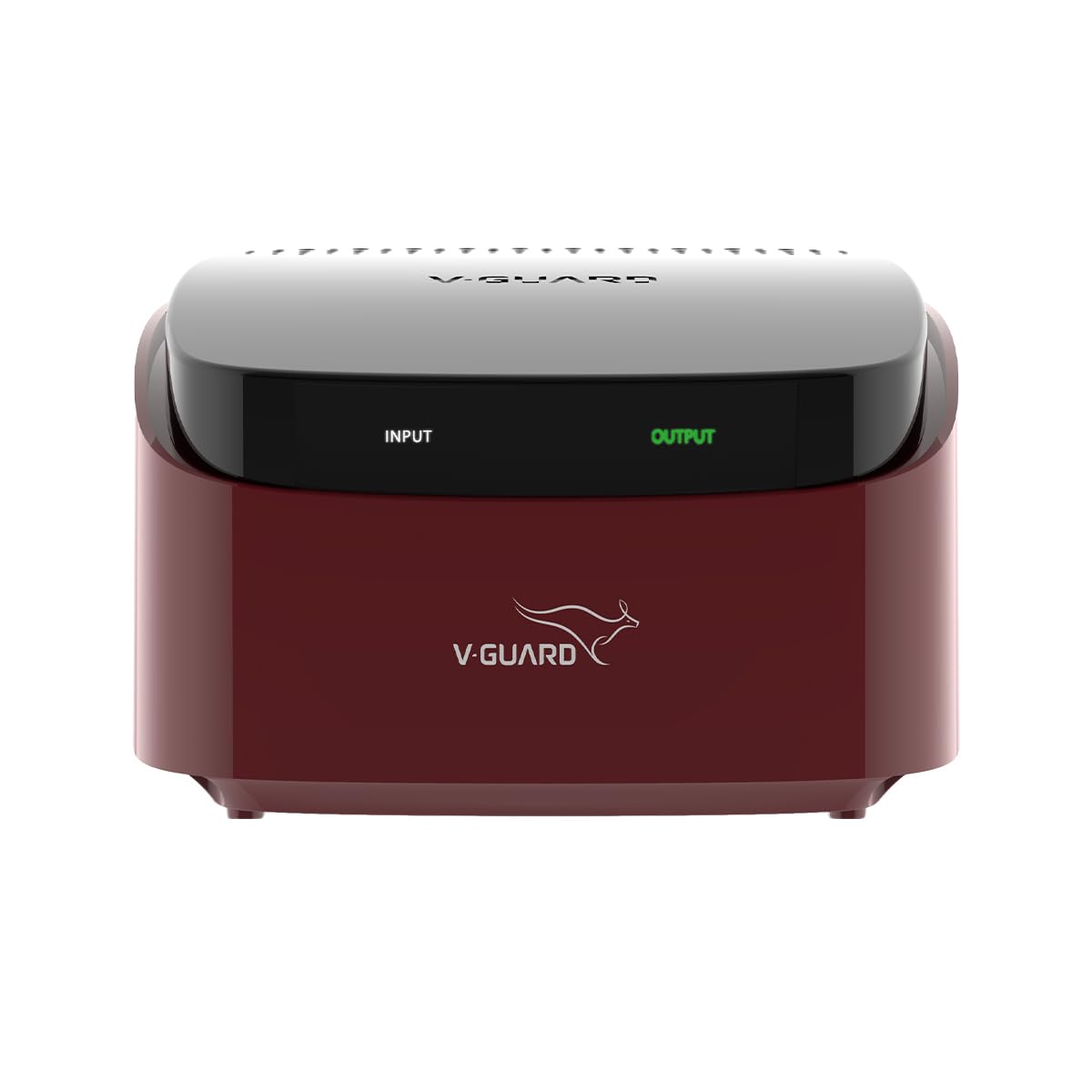 V-Guard Trossia 450 Stabilizer for Refrigerator up to 450 Litre | Advance Overheat Protection | 2 A Capacity | 3 Year Warranty by V-Guard | Cherry Red (Working Range:125-290 VAC)