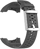 Armband für Polar M400/M430, Silikon Ersatzarmband kompatibel mit Polar M400/M430, Laufuhren Sport Band für Männer Frauen (Grey)