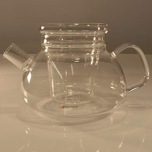 Teiera teiera te 'con colino in vetro vetro