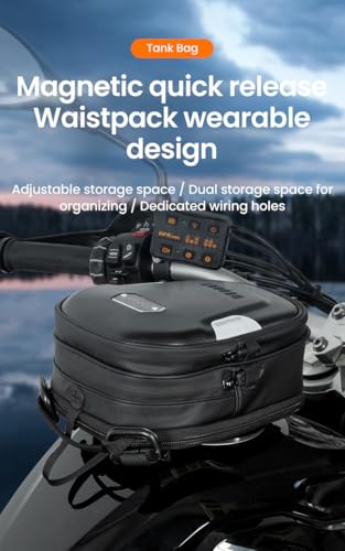 Loboo Tank Bag Ring Quick Disassembly And Non-Contact With The Paint Surface Of The Fuel Tank Will Not Damage The Paint Surface, Compatible With CFMOTO 650TR-G 650MT(2021)