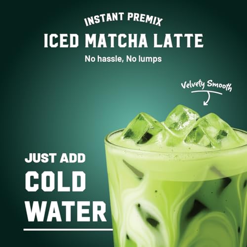 Image of Sleepy Owl Assorted Iced Matcha Latte Premix Powder, Variety Pack (3 Flavours), Premium Japanese Matcha Green Tea Powder, Easy to Make, Calm Energy & Focus, Natural Antioxidants, 3 Sachets