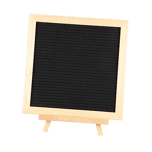 VILLCASE 1 Set Message Board Home Felt Frame Accessories Message Pad DIY Letter Boards Felt Message Decorative Felt Board Letters Numbers Sign Board The Office Decor Felt Letter Board Wood