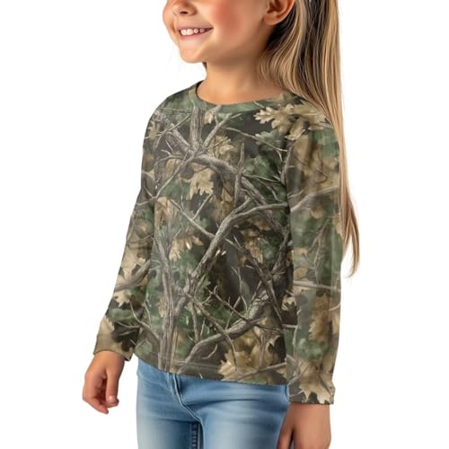 DISNIMO Girls Boys Casual T Shirts Size 3-16 Fall Tshirts for Kids Crewneck Tops Long Sleeve Tee Shirts4