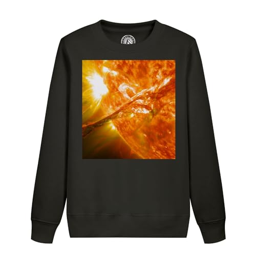 Sweatshirt enfant éruption solaire en coton pour les passionnés d'astronomie