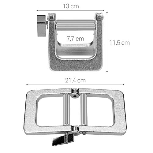 Tubenquetscher kwmobile Maschine aus Metall, Farbe Kleber