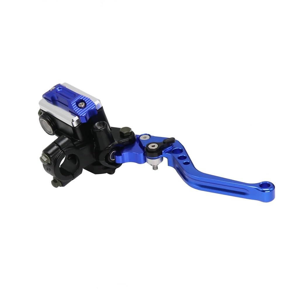 ZhanNuoBHd Brake Clutch Lever for Kawasaki for Suzuki for Alconstar-7/8 Motorcycle Hydraulic Brake Clutch Master Cylinder Reservoir Lever(Blue Right)