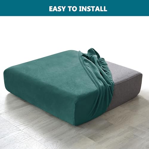 Funda elástica de sofá con protector de cojín lavable y base antideslizante 8