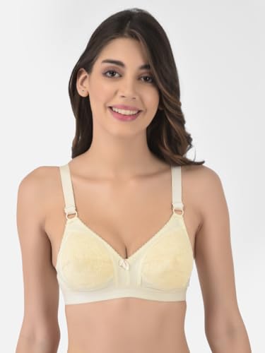 Image of Softline Women's 100% Cotton Wire-Free Non-Padded B-Cup Bra Combo | Full Coverage, Breathable & Skin-Friendly for All-Day Comfort | Supportive Fit for Daily & Casual Wear | Pack of 2