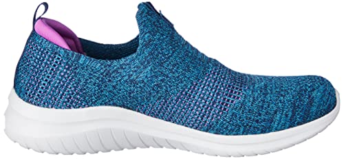 Image of Skechers Women Ultra Flex 2.0 Pretty Dazzlin Slip Ons Navy /Purple
