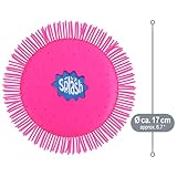 com-four® 2X Wasser Frisbee - Wasser-Wurfscheibe aus Schaumstoff und Silikon Ø 17 cm - Wasserspielzeug in knalligen Farben extra Soft (02 Stück - Frisbee 17 cm)