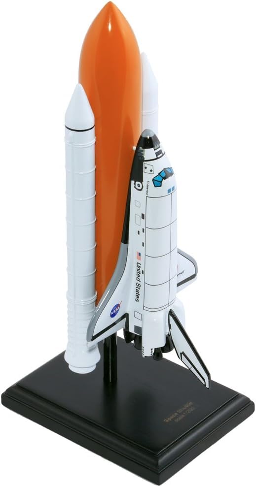 Space Shuttle Full Launch Stack Desktop Display Model NASA Model Scale: 1/200
