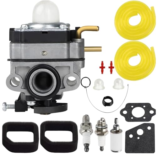 CAFEZAYO 753-06258A Carburetor Tune Up Kit Compatible with Ryobi RY251PH RY253SS RY252CS RY254BC 2 Cycle 25cc Weed Eater Engine, Carb for Craftsman 307160001 316773800 316299372