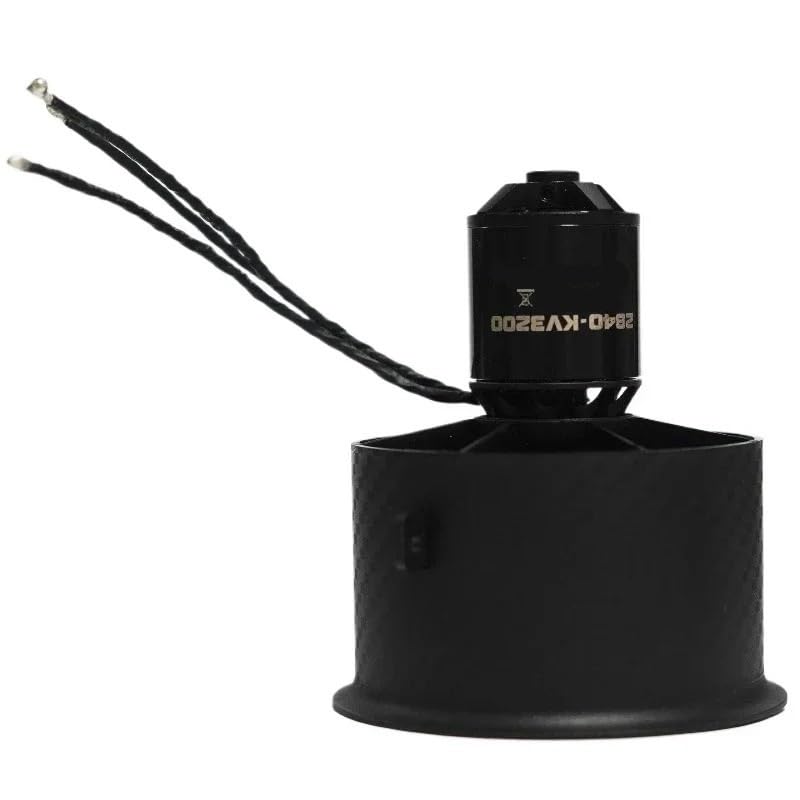 Motore turbogetto intubato da 64 mm, 12 pale, super resistente, for aeromodelli, con ventola, motore brushless 2840, set di alimentazione, 1 pezzo(64 culvert KV3200-2)