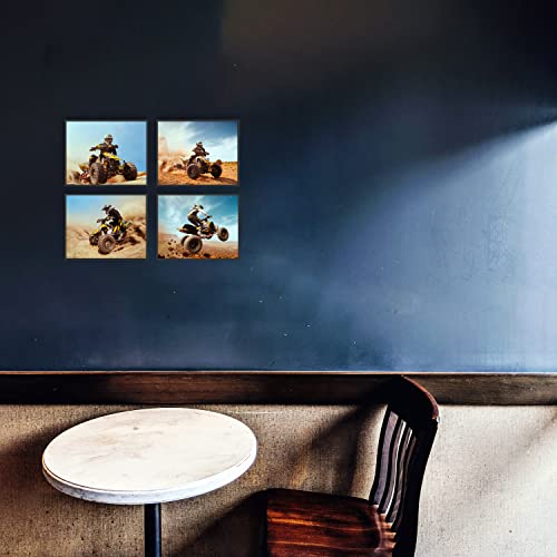 Summit Designs Atv Four Wheeler Motocross Wall Art Decor Prints - Set Of 3 (8X10) Inch Unframed Pictures - Boys Bedroom Art, Atv Decor, Atv Racing Art, Atv Prints, Off Road Four Wheeler Artwork #TOP3