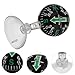 EXAOMBLE Portable Suction Cup Compass for Vehicle and Use Plastic Dashboard Navigation Ball Car and Boat Direction Guide Featuring Strong Attachment and Compact Design