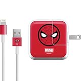 Skinit Decal Other Skin Compatible with iPad Charger (10W USB) - Officially Licensed Marvel Spiderman Spiderman Emblem Design