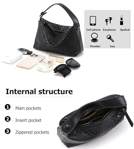 Bolso Tote Hobo Vegano Sweetovo de PU con Cadena miniatura 6