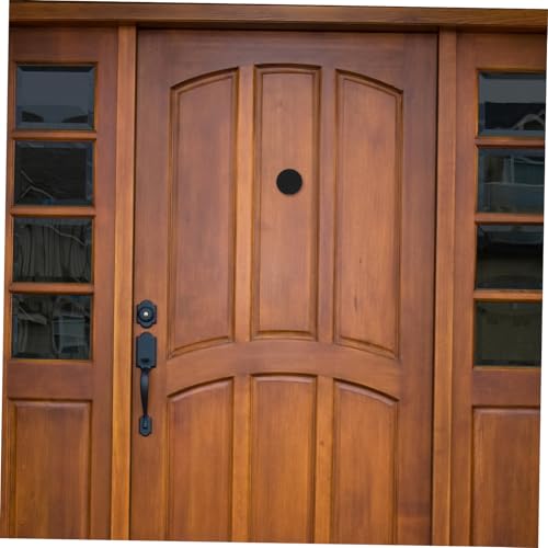 Cubierta de mirilla para puerta auto-adhesiva para privacidad, diseño elegante para apartamentos y puertas de dormitorio, fácil instalación interior miniatura 5