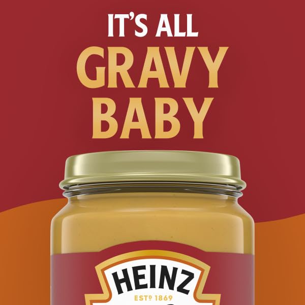 Image of Heinz HomeStyle Turkey Gravy, Classic Savory Flavor, Meal Enhancer No Artificial Preservatives Thick Creamy Texture for Mashed Potatoes Meat, 18 Ounce (Pack of 12)
