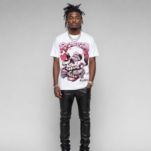 Image of DopeSkill Halloween Graphic Tee Streetwear Hip Hop Hypebeast Unisex T-Shirt Sneaker Colour Matching Shirts Spooky Graphic