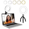 Video-Conference-Lighting-Kit-Ring-Light-Clip-on-Laptop-Monitor-with-5-Dimmable-Color-5-Brightness-Level-for-Webcam-LightingZoom-LightingRemote-WorkingSelf-Broadcasting-and-Live-Streaming-etc Video Conference Lighting Kit, Ring Light Clip on Laptop Monitor with 5 Dimmable Color & 5 Brightness Level for Webcam Lighting/Zoom Lighting/Remote Working/Self Broadcasting and Live Streaming, etc.