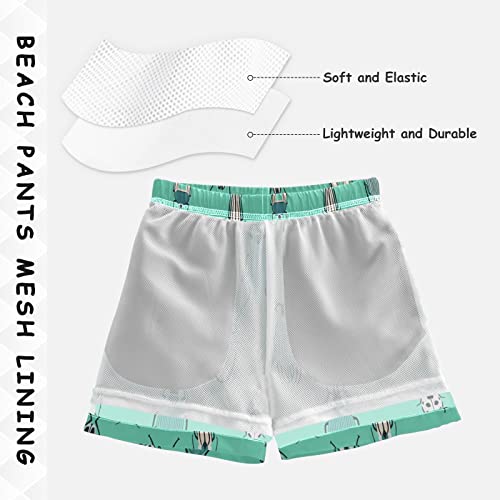 Boccsty Collection of Beetles Boys Swim Trunks Funny Insects Geometric Bugs Summer Toddler Beach Board Shorts Kids Swimsuit Swimwear XS4