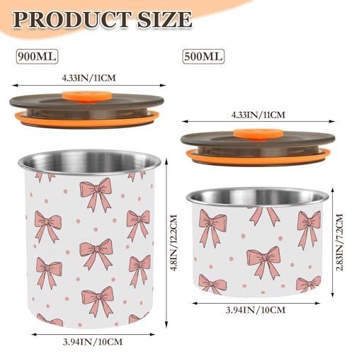 Contenedor Hermético de Acero Inoxidable 900ml DOMIKING miniatura 2