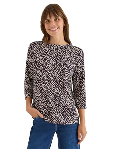 T-shirt Cecil femme imprimé minimal manches courtes en coton
