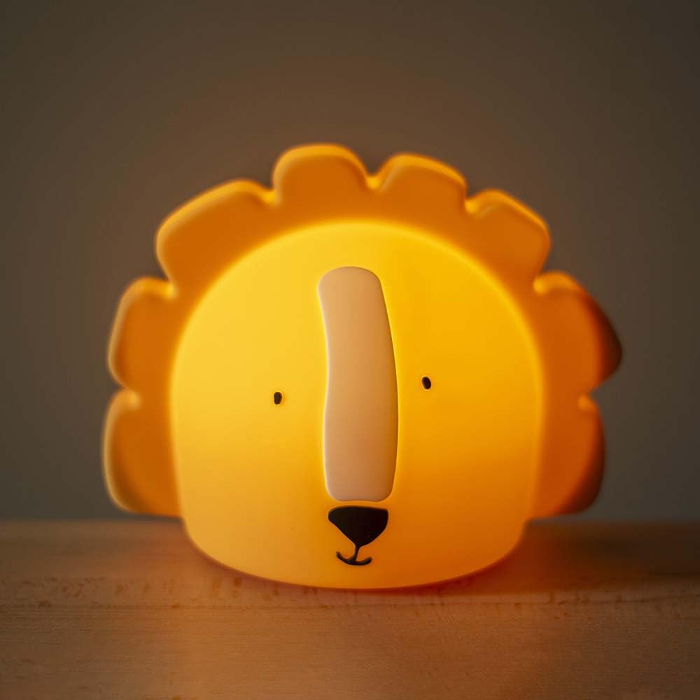 Trixie Luce notturna Mr. Lion | Compagno morbido e soffice | Ricaricabile con luminosità regolabile | Perfetta per la camera dei bambini