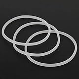 3/6Pcs Dichtring Gummi Neue Ersatzdichtungen Gummidichtung O-Ring Klinge Weiß Einfache Installation(3PCS)